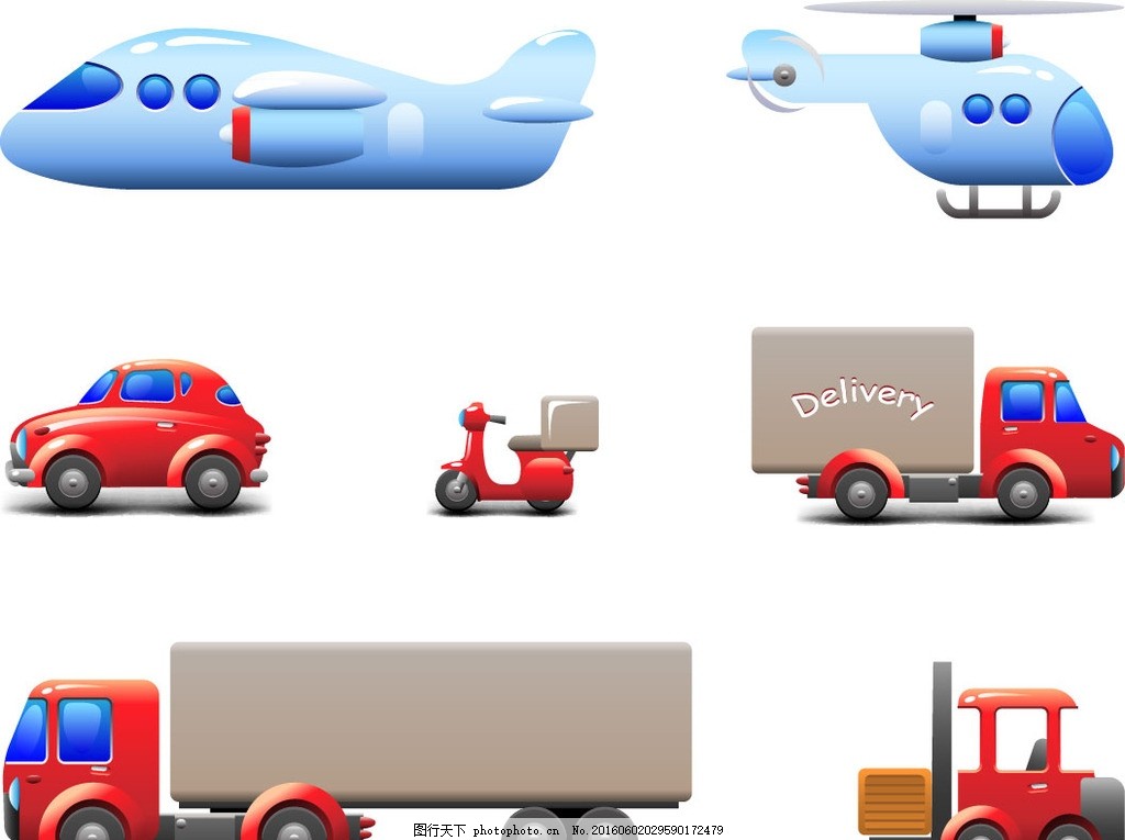 卡通物流运输 让货物运送更加生动有趣